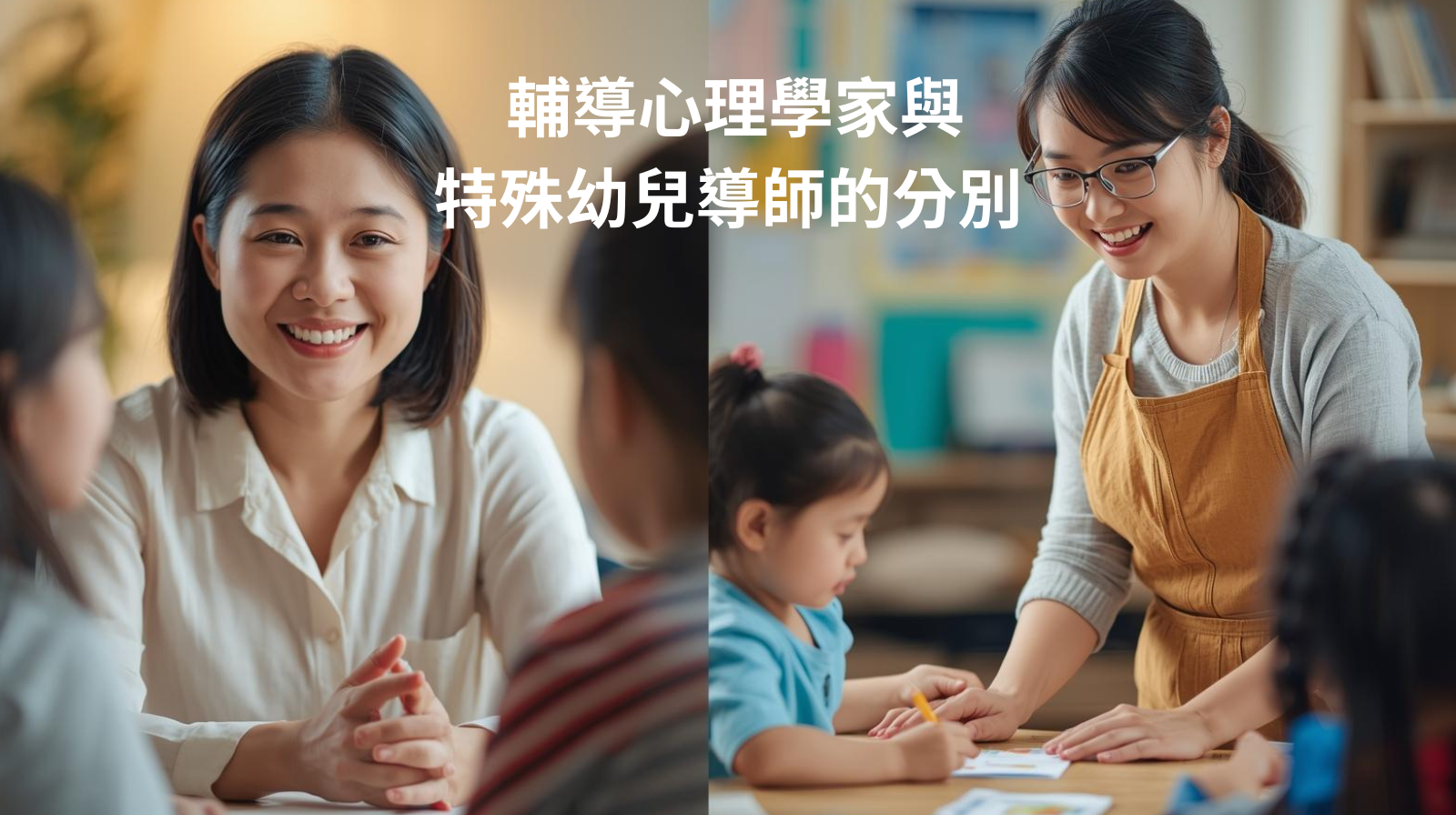 學前子女如何選擇適合服務 - 輔導心理學家與特殊幼兒導師的分別